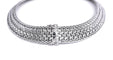 Collier CAPLAIN PARIS - Collier semi-rigide en or blanc 18k 58 Facettes Coll.2555