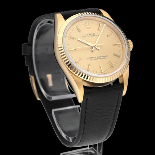 Montre Rolex - Montre Oyster Perpetual 34, référence 14238, 1989 58 Facettes ROL/OOP/263