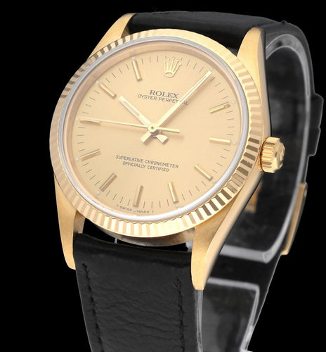 Montre Rolex - Montre Oyster Perpetual 34, référence 14238, 1989 58 Facettes ROL/OOP/263