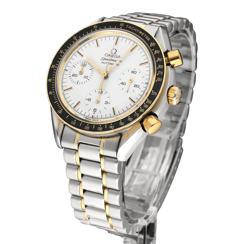 Montre Omega - Montre Speedmaster Reduced 3310.20, or et acier, 1989 58 Facettes OMG/SPE/602
