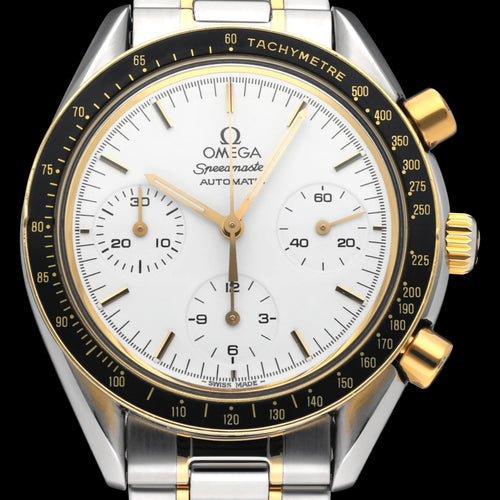 Montre Omega - Montre Speedmaster Reduced 3310.20, or et acier, 1989 58 Facettes OMG/SPE/602