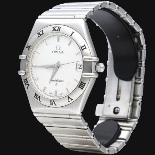 Montre Omega - Montre Constellation à quartz en acier 58 Facettes MT48039