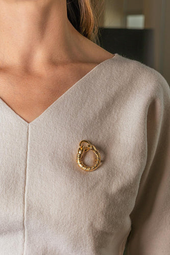 Broche Cartier - Broche Panthère en or jaune et blanc 18k 58 Facettes 5718946CN