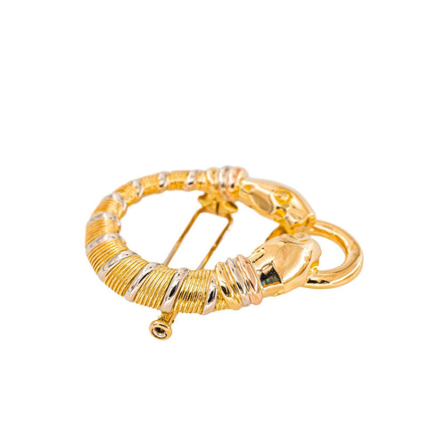 Broche Cartier - Broche Panthère en or jaune et blanc 18k 58 Facettes 5718946CN