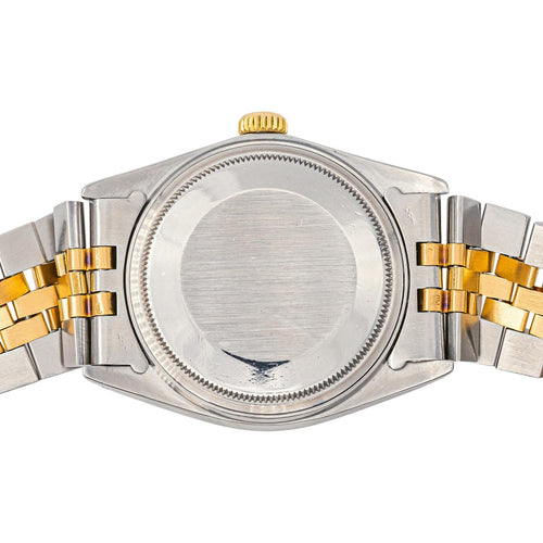 Montre Rolex - Montre Datejust 16013 en acier et or jaune 18 carats, diamants 58 Facettes 5764475CN