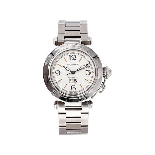 Montre Cartier - Montre Pasha 2475 en acier 58 Facettes 5912927CN