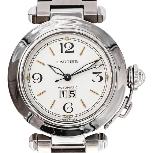 Montre Cartier - Montre Pasha 2475 en acier 58 Facettes 5912927CN