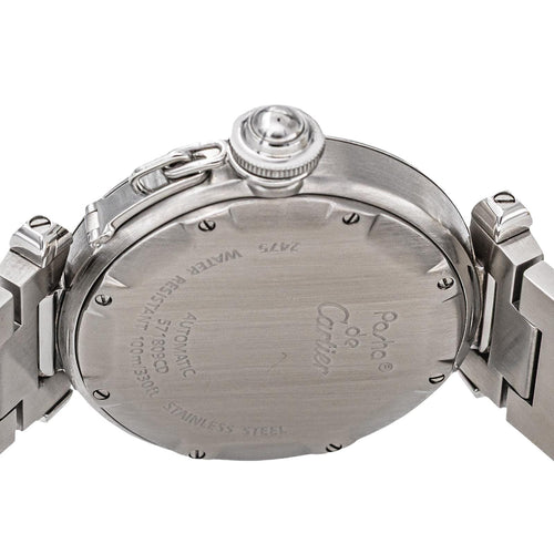 Montre Cartier - Montre Pasha 2475 en acier 58 Facettes 5912927CN