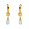 Boucles d'oreilles Boucles d’oreilles en or jaune 750, aigues-marines et diamants 58 Facettes 5973937CN