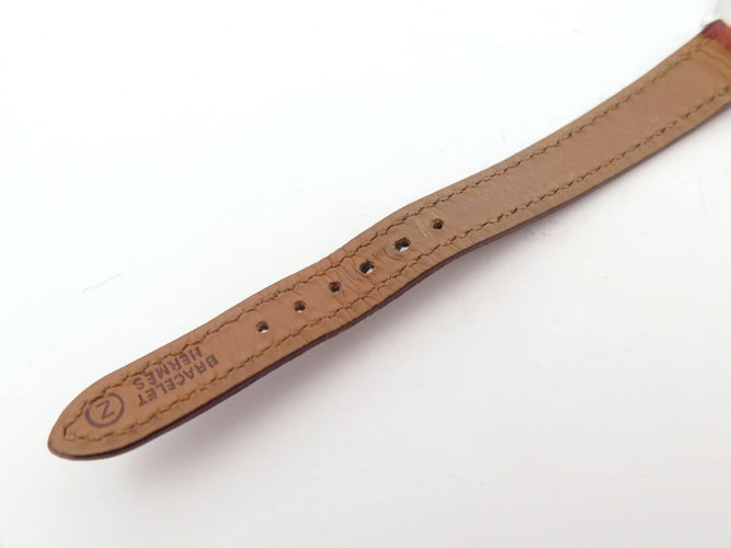 Montre Hermès - Montre Sellier à quartz, acier et plaqué or, 24 mm 58 Facettes 277751