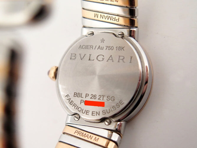 Montre Bulgari - Montre Serpenti Tubogas 26 mm en acier et or rose 18k 58 Facettes 277715