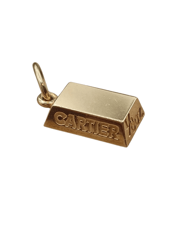 Cartier - Pendentif lingot en or jaune 18 carats, années 1980 58 Facettes CV-158