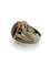 Bague 49 Bague cocktail en or jaune et blanc 18k, saphir étoilé et diamants 58 Facettes 632/26 B SHD
