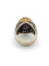 Bague 49 Bague cocktail en or jaune et blanc 18k, saphir étoilé et diamants 58 Facettes 632/26 B SHD