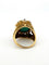 Bague 49 Bague cocktail des années 1960-1970 en or jaune 18 carats, turquoise et diamants 58 Facettes 632/26 A SHD