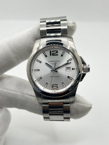 Montre Longines Conquest - Montre quartz en acier, 41 mm 58 Facettes 2406