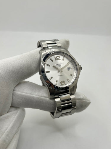 Montre Longines Conquest - Montre quartz en acier, 41 mm 58 Facettes 2406