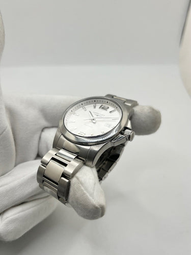 Montre Longines Conquest - Montre quartz en acier, 41 mm 58 Facettes 2406