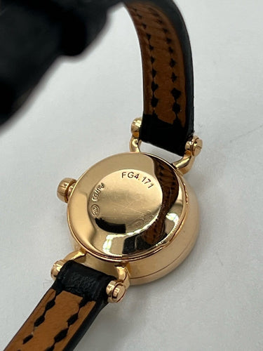 Montre Hermès Faubourg - Montre quartz en or rose 18 carats avec diamants 58 Facettes 1719