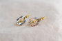 Boucles d'oreilles Boucles d’oreilles dormeuses Art déco avec perles, en or jaune et blanc 18 carats 58 Facettes 4243