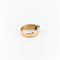 Bague 52 Bague godronnée en or jaune 18 carats et émeraude 58 Facettes 38378