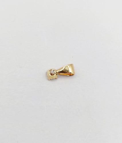 Pendentif Pendentif vintage en or 18k avec diamant de 0,14 ct 58 Facettes A04303