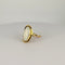 Bague 53 Bague en or jaune 14 carats et opale blanche 58 Facettes 2611001