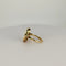 Bague 53 Bague en or jaune 14 carats et opale blanche 58 Facettes 2611001