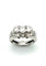 Bague 51 Bague vintage en or blanc 18k avec diamants, 1 ct 58 Facettes VINTAGE BG DV