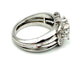 Bague 51 Bague vintage en or blanc 18k avec diamants, 1 ct 58 Facettes VINTAGE BG DV