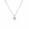 Tiffany & Co. - Pendentif solitaire en platine avec diamant taille émeraude 58 Facettes omov5bs64b