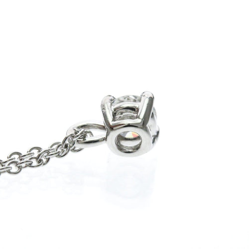 Tiffany & Co. - Pendentif solitaire en platine avec diamant taille émeraude 58 Facettes omov5bs64b