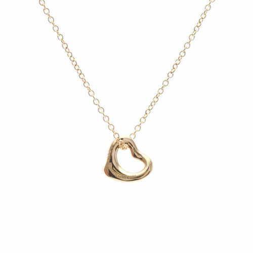 Tiffany & Co. - Pendentif cœur ouvert Elsa Peretti en or rose 18k 58 Facettes r0blj4immg