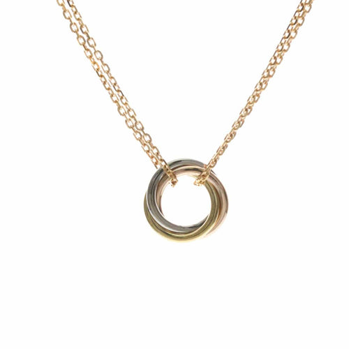 Cartier - Collier ras-du-cou Trinity en or tricolore 18k 58 Facettes nn0ionw7bn