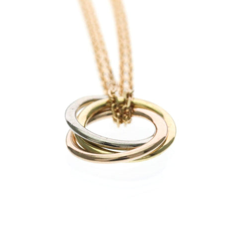 Cartier - Collier ras-du-cou Trinity en or tricolore 18k 58 Facettes nn0ionw7bn