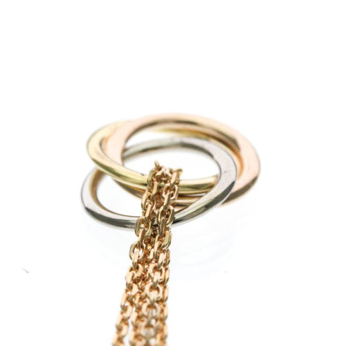 Cartier - Collier ras-du-cou Trinity en or tricolore 18k 58 Facettes nn0ionw7bn