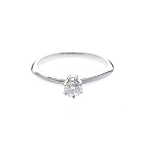 Tiffany & Co. - Solitaire en platine avec diamant taille brillant G/VVS2 58 Facettes rvwriczg0k