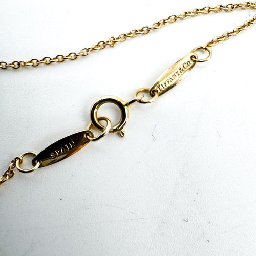 Tiffany & Co. Elsa Peretti - Pendentif Diamonds By The Yard en or jaune 18k avec diamant 58 Facettes kq3kq7x3w5