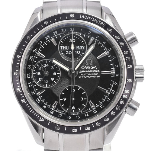 Omega - Montre Speedmaster Day-Date chronographe automatique en acier inoxydable 58 Facettes up4i98mw28