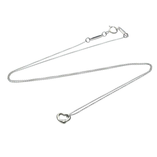Tiffany & Co. Elsa Peretti - Pendentif cœur ouvert en platine 58 Facettes f9ytz8bpnp