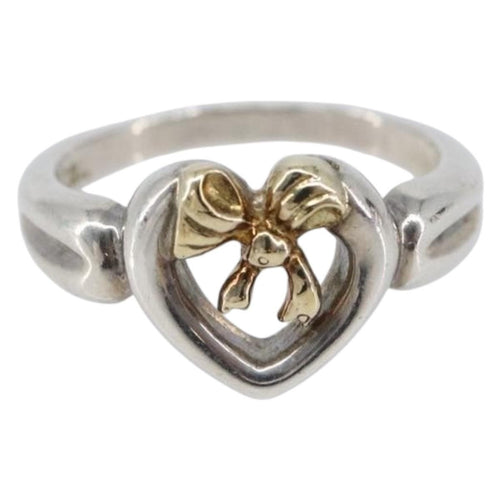 Tiffany & Co. - Bijou Heart Ribbon en argent 925 et or jaune 18k 58 Facettes mlqqutuito