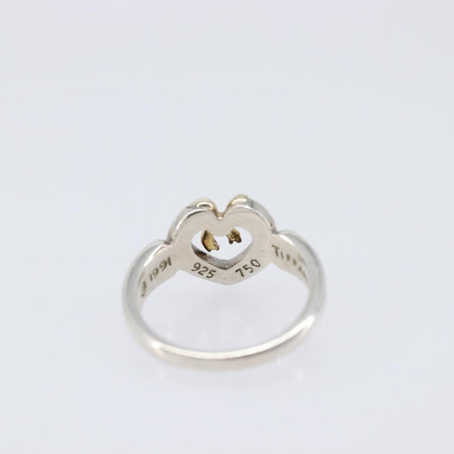 Tiffany & Co. - Bijou Heart Ribbon en argent 925 et or jaune 18k 58 Facettes mlqqutuito