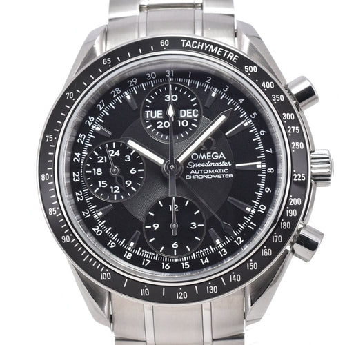 Omega - Montre Speedmaster Day-Date chronographe automatique en acier inoxydable 58 Facettes zf21uu3zks