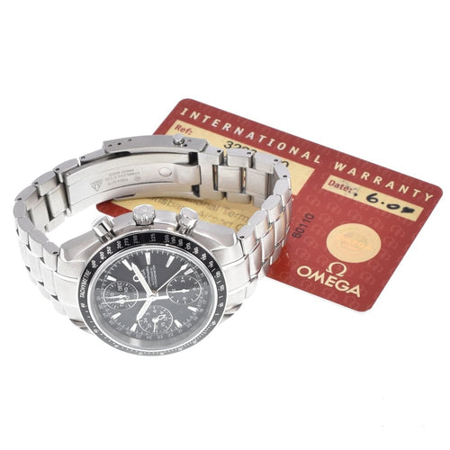 Omega - Montre Speedmaster Day-Date chronographe automatique en acier inoxydable 58 Facettes zf21uu3zks
