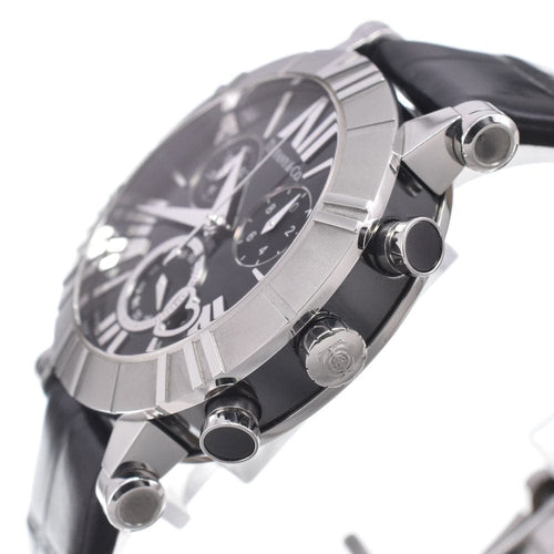 Tiffany & Co. - Montre Atlas à quartz en acier inoxydable et cuir 58 Facettes rylwf3dyid
