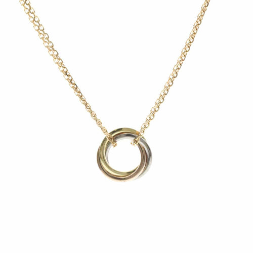 Cartier - Collier ras-de-cou Trinity en or tricolore 18k 58 Facettes ra0yq206we