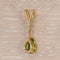 Pendentif Pendentif en or jaune 14k avec péridot naturel et diamant 58 Facettes P0016