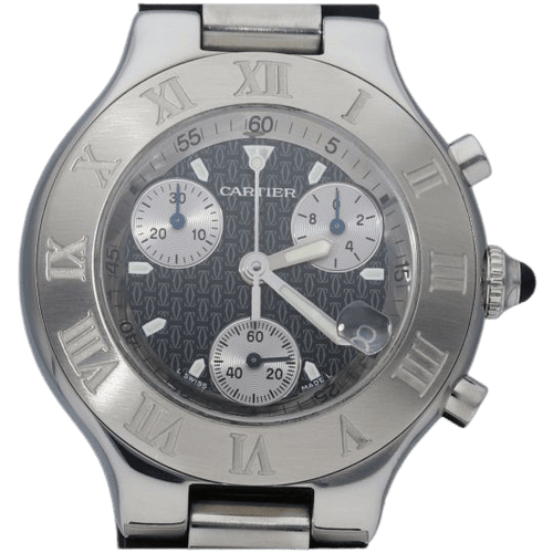 Cartier - Montre Must 21 Chronoscaph 58 Facettes MT48306