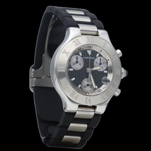 Cartier - Montre Must 21 Chronoscaph 58 Facettes MT48306