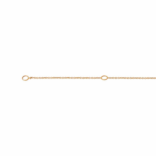 Ginette NY - Collier maille forçat en or rose 750 (18 carats) 58 Facettes 2730182CN